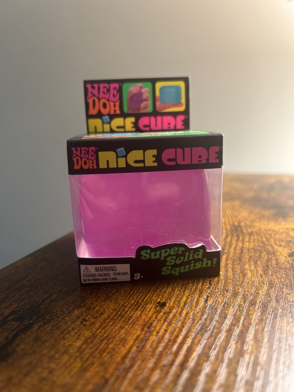 NEW UNOPENED NeeDoh Nice Cube by Schylling Purple - LAST PURPLE!